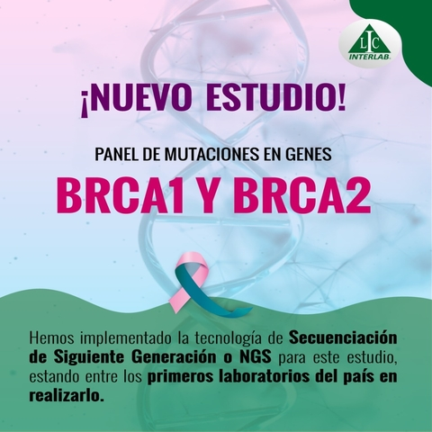 Panel de mutaciones en genes BRCA1 y BRCA2