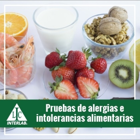 Pruebas de alergias e Intolerancias Alimentarias
