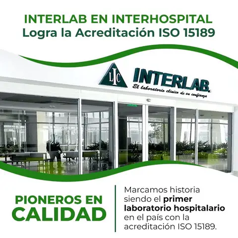 Interlab en Interhospital logra la acreditación ISO 15189.
